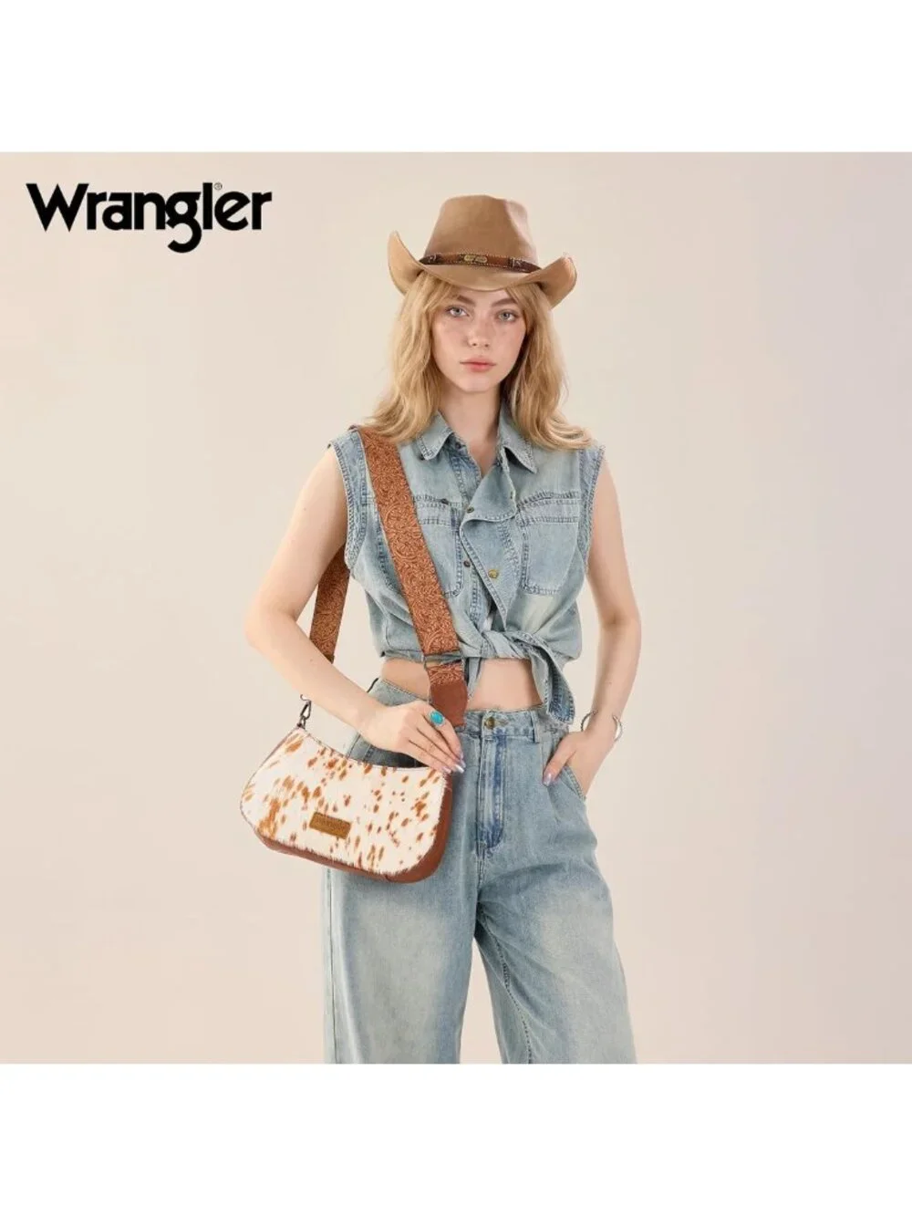 Stylish Western Hobo Shoulder Bag for Women - Small Purse Handbag, Chic